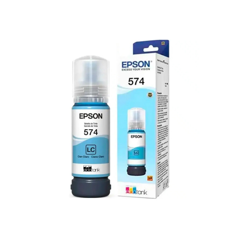 Botella de tinta 574 Cian para L8050