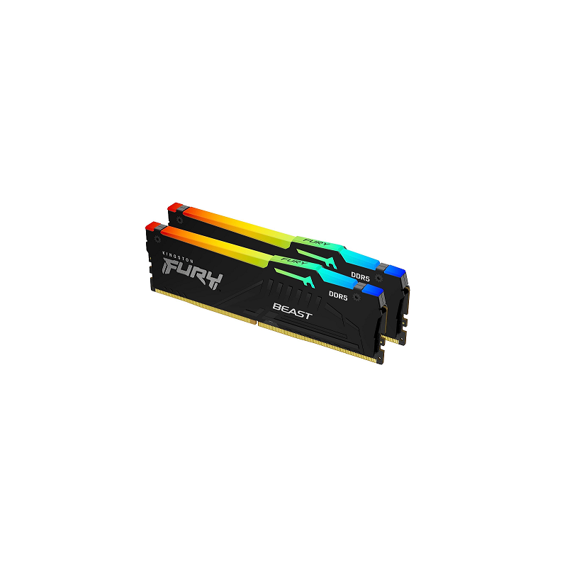 MEMORIA DDR5 KINGSTON 32GB (2X16GB) 5600 MHZ FURY BEAST BLACK RGB