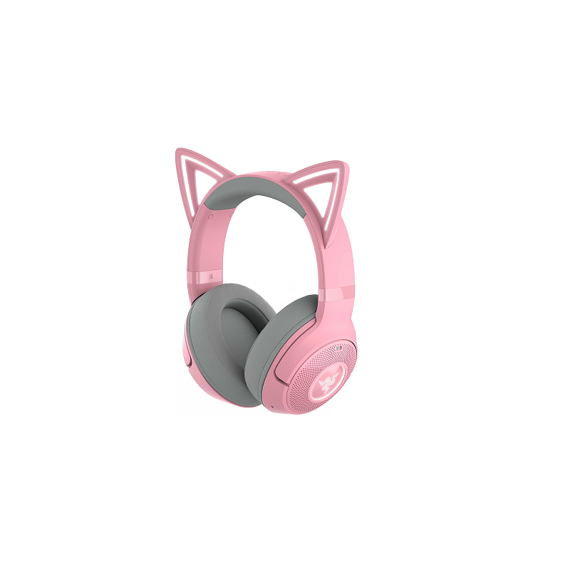 AURICULAR RAZER KRAKEN KITTY V2 BLUETOOTH/WIRELESS QUARTZ EDITION RGB KITTY EARS