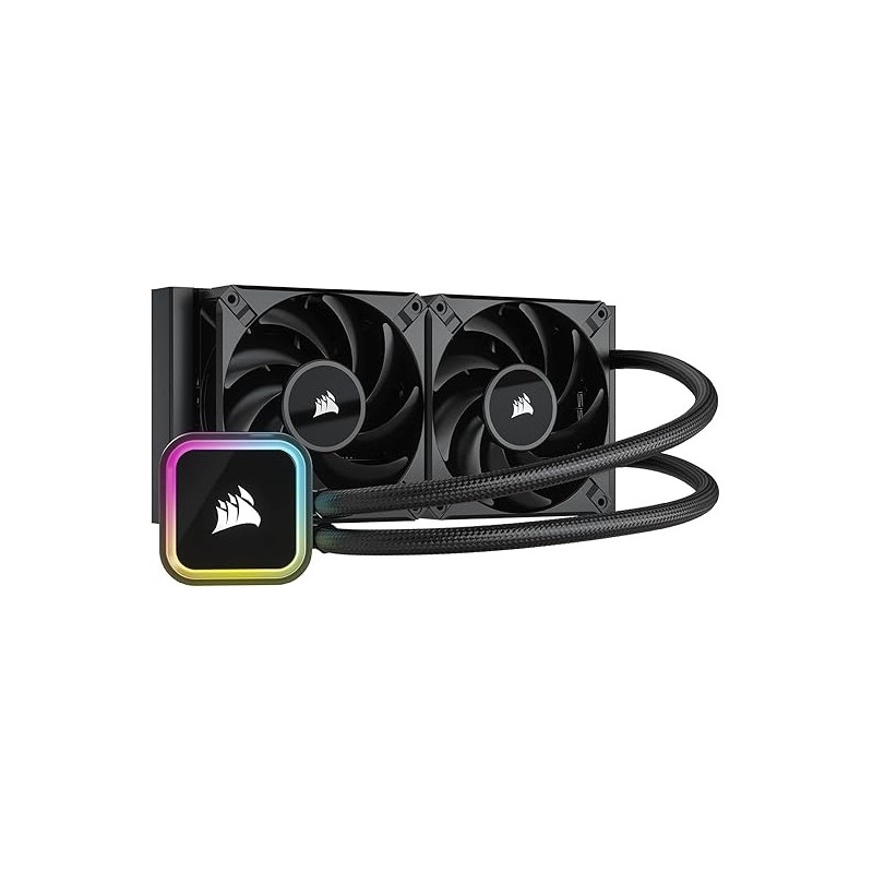 WATER COOLING CORSAIR ICUE H100I RGB ELITE 240MM BLACK