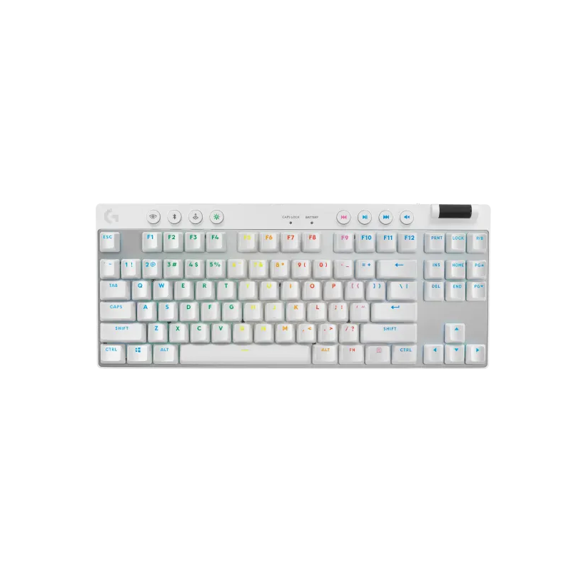 TECLADO LOGITECH WIRELESS PRO X TKL WHITE LIGHTSPEED 920-012143