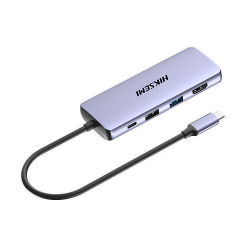 HUB HIKSEMI 8EN1 USB TYPE C HDMI SD USB 3.0 X3 / USB 2.0