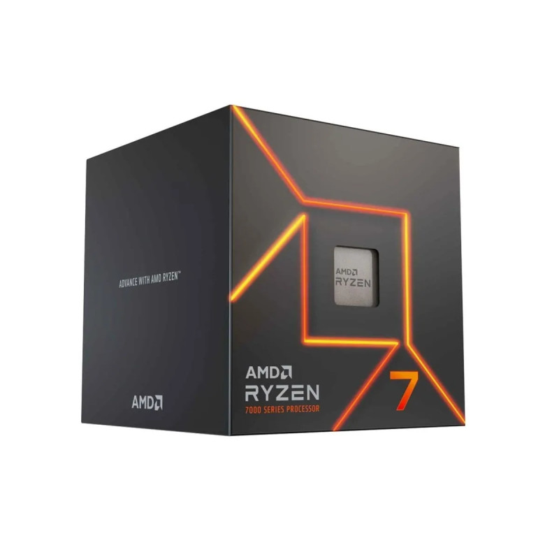 Microprocesador AMD Ryzen 7 7700 AM5 con video y cooler