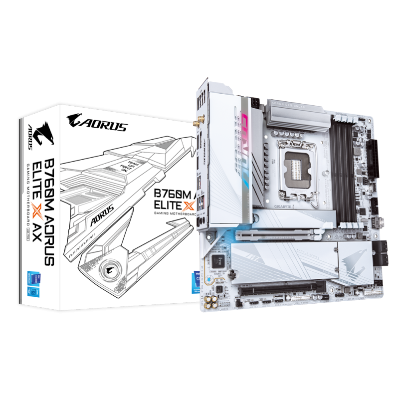 Motherboard Gigabyte B760M Aorus ELite X AX S1700 DDR5