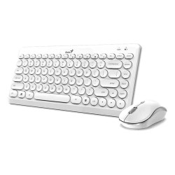 Teclado y Mouse Genius LuxeMate Q8000 white