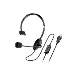 AURICULAR MICROFONO GENIUS HS-100U USB *VINCHA 1 OREJA