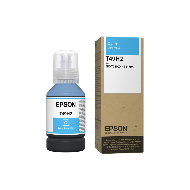 BOTELLA TINTA EPSON T49H200 CYAN P/T3170X 140 ML