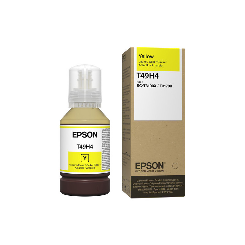 BOTELLA TINTA EPSON T49H400 AMARILLO P/T3170X 140 ML