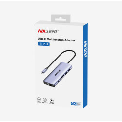 HUB HIKSEMI DS11 USB-C A USBX4 HDMIX1 RJ45X1 VGAX1