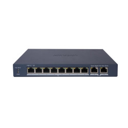 Switch Hikvision 8 puertos Gigabit POE 2 RJ45 DS-3E1510P-EI/M