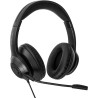 AURICULARES CON CABLE TARGUS AEH102TT ESTEREO USB-A NEGRO