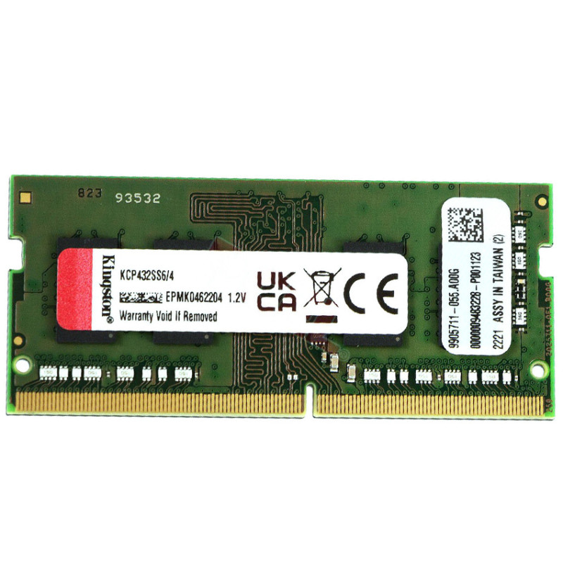 Memoria Sodimm 8Gb Ddr4 Kingston 3200mhz Kcp432ss6-8