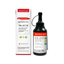 Kit De Recarga Pantum Tn-411x P3010 P3300 P3310 M6700 M7300 Tinta Negro