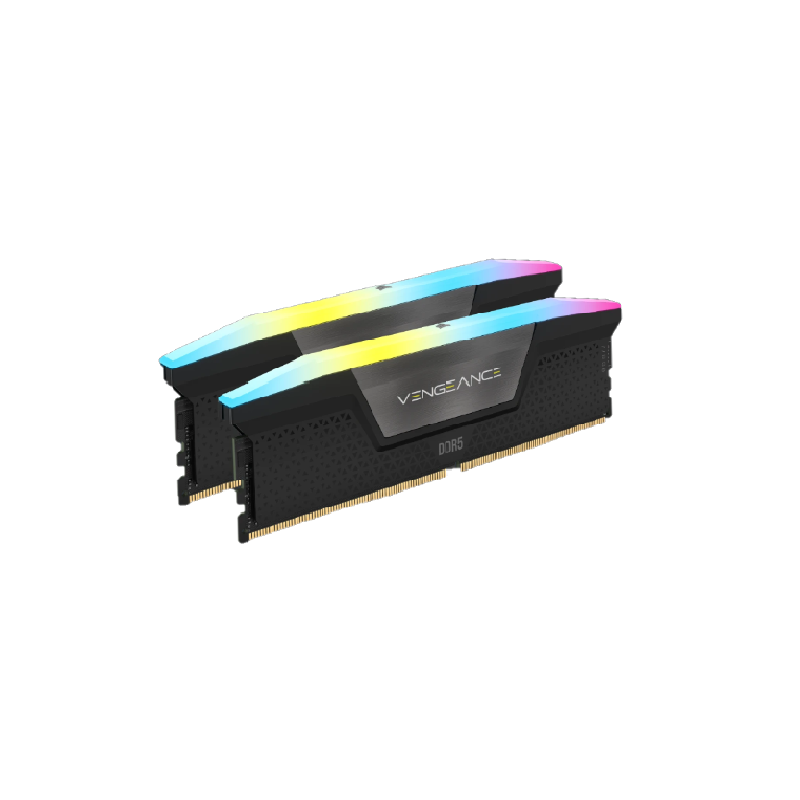 Memoria DDR5 Corsair 32Gb (2x16Gb) 6200 MHz Vengeance RGB Black