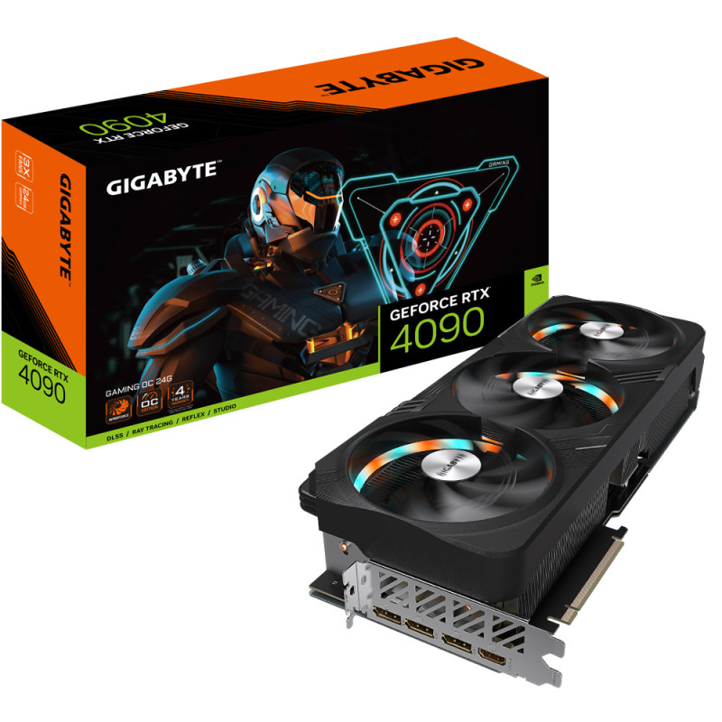 PLACA DE VIDEO 24GB RTX 4090 GIGABYTE GAMING OC 24G