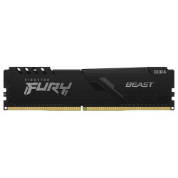 Memoria Ram Udimm Kingston Fury Beast 16gb Ddr4 3200mhz Cl16 1.35v Single Negro