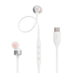 AURICULAR JBL T310C CABLEADO USB C BLANCO