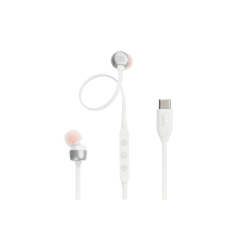 AURICULAR JBL T310C CABLEADO USB C BLANCO