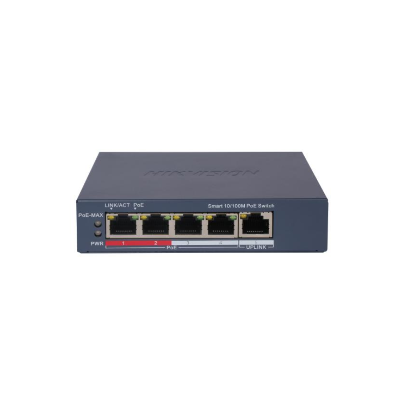 Switch PoE DS-3E1105P-EI/M inteligente Fast Eth