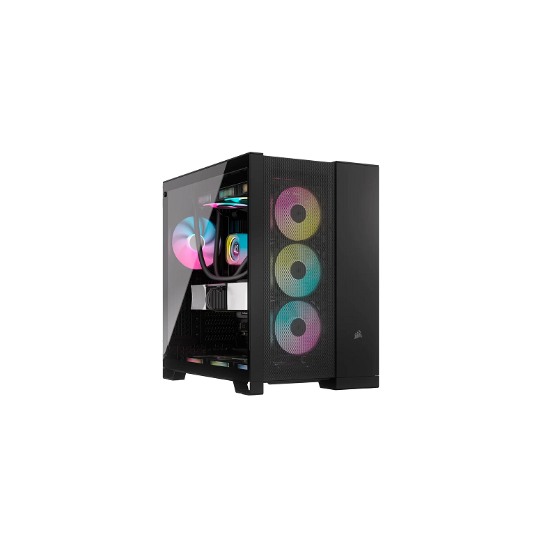 Gabinete Corsair 6500D Airflow Mid-Tower TG Super Dual Chamber Black