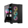 Gabinete Corsair 6500D Airflow Mid-Tower TG Super Dual Chamber Black