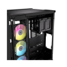 Gabinete Corsair 6500X Mid-Tower TG iCUE RGB Fan x3 Black