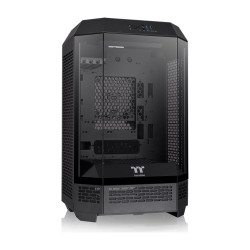 Gabinete TT The Tower 300 Mid-Tower TG x3 Fan x2 Black