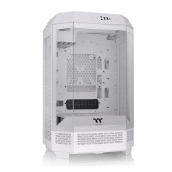 Gabinete TT The Tower 300 Mid-Tower TG x3 Fan x2 Snow White