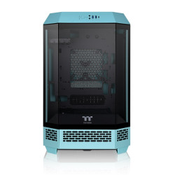 Gabinete TT The Tower 300 Mid-Tower TG x3 Fan x2 Turquoise