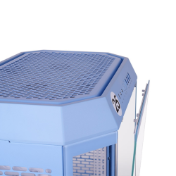 Gabinete TT The Tower 600 Mid-Tower TG x3 Fan x2 Hydrangea Blue