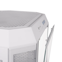 Gabinete TT The Tower 600 Mid-Tower TG x3 Fan x2 Snow White