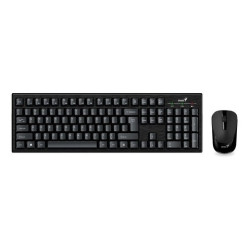 Teclado y Mouse WIRELESS GENIUS KM-8101 BLACK