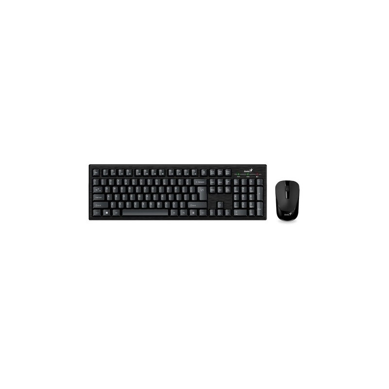 Teclado y Mouse WIRELESS GENIUS KM-8101 BLACK