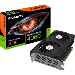 Placa de Video GIGABYTE NVIDIA GeForce GeForce RTX 4060 WINDFORCE OC 8G