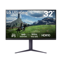 MONITOR LG 32 GAMER 32GS85Q-B NANO IPS QHD 180 Hz