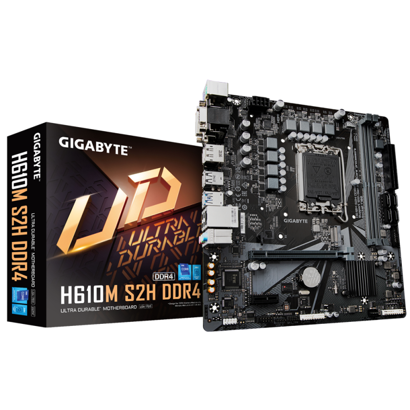 MOTHERBOARD GIGABYTE H610M S2H DDR4 G12 S1700