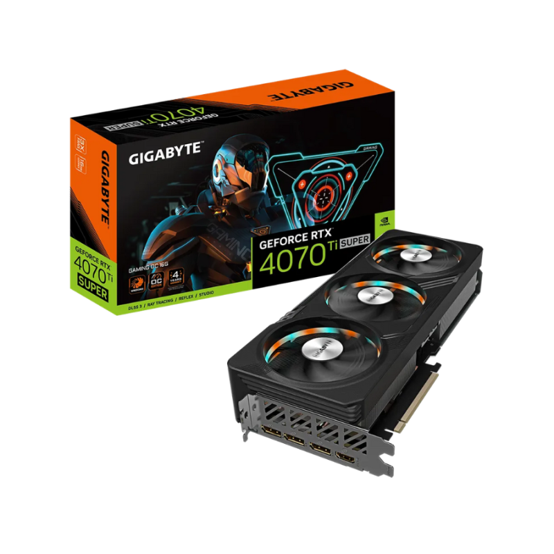 PLACA DE VIDEO VGA Gigabyte GeForce RTX 4070 Ti SUPER GAMING OC 16G