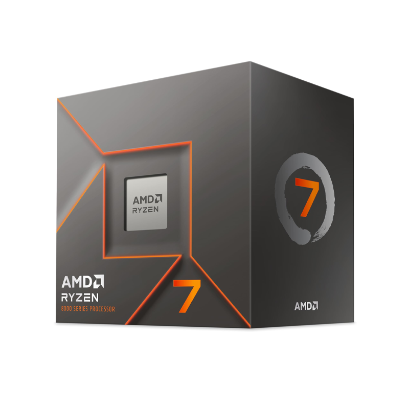 MICROPROCESADOR AMD RYZEN 7 8700F AM5 SIN VIDEO CON COOLER