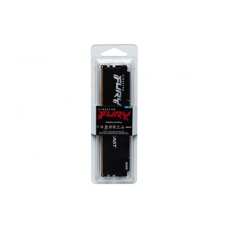 MEMORIA DDR5 32GB KINGSTON 6400MHZ CL32 FURY BEAST BLACK