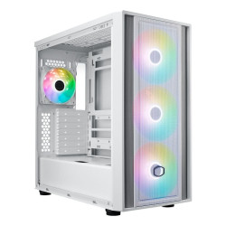 Gabinete Mid Tower Cooler Master Masterbox 600 Blanco Argb