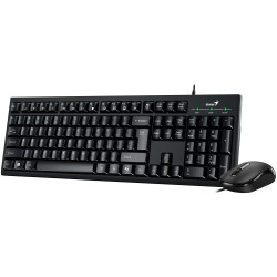 TECLADO Y MOUSE GENIUS KM-100SE USB BLACK