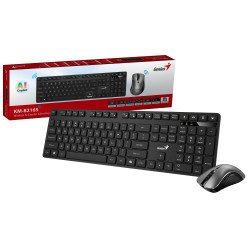 TECLADO+MOUSE WIRELESS GENIUS KM-8216S SILENCIOSO