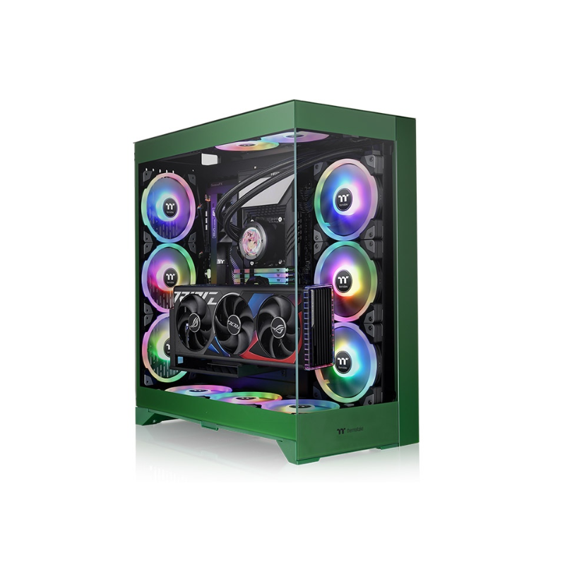 Gabinete THERMALTAKE CTE E660 MX Mid-Tower TG x2 Racing Green