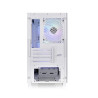 Gabinete thermaltake H16 Micro Tower TG Fan ARGB x3 Snow White c/Fuente 650W 80 Plus Bronze