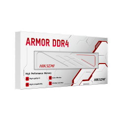 Memoria pc DDR4 HIKSEMI 8Gb 3200 Mhz Armor c/disipador White