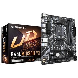 MotherBOARD Gigabyte B450M DS3H V3 DDR4 AM4 (Serie 3000/4000/5000)