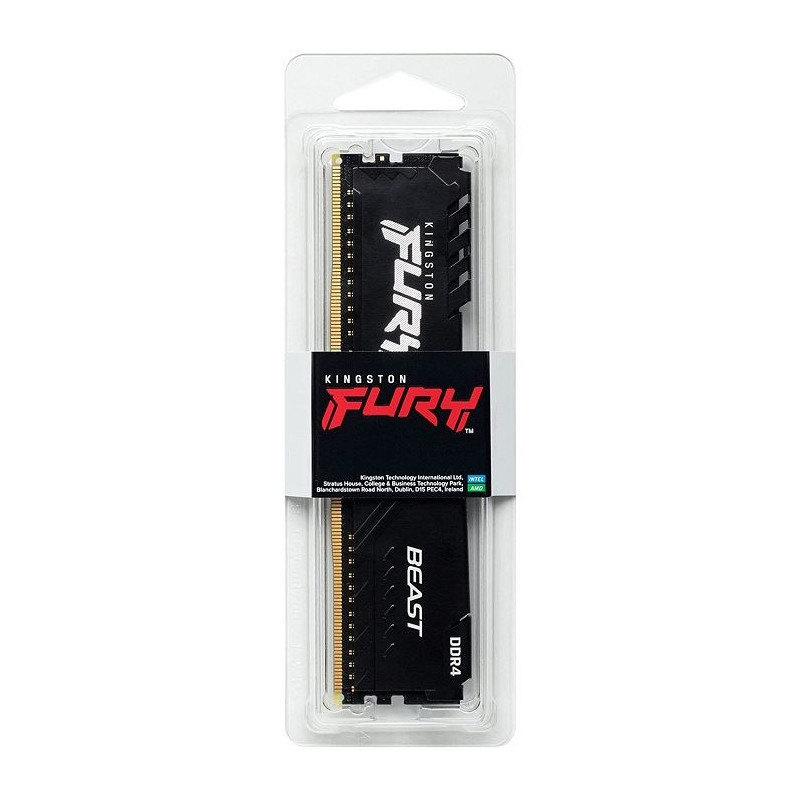 MEMORIA PC 16GB DDR4 3600 KINGSTON FURY BEAST