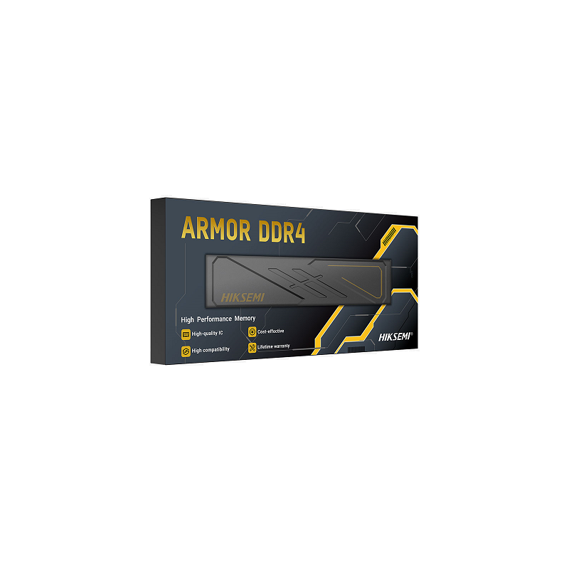 Memoria pc DDR4 HIKSEMI 8Gb 3200 Mhz Armor c/disipador Black