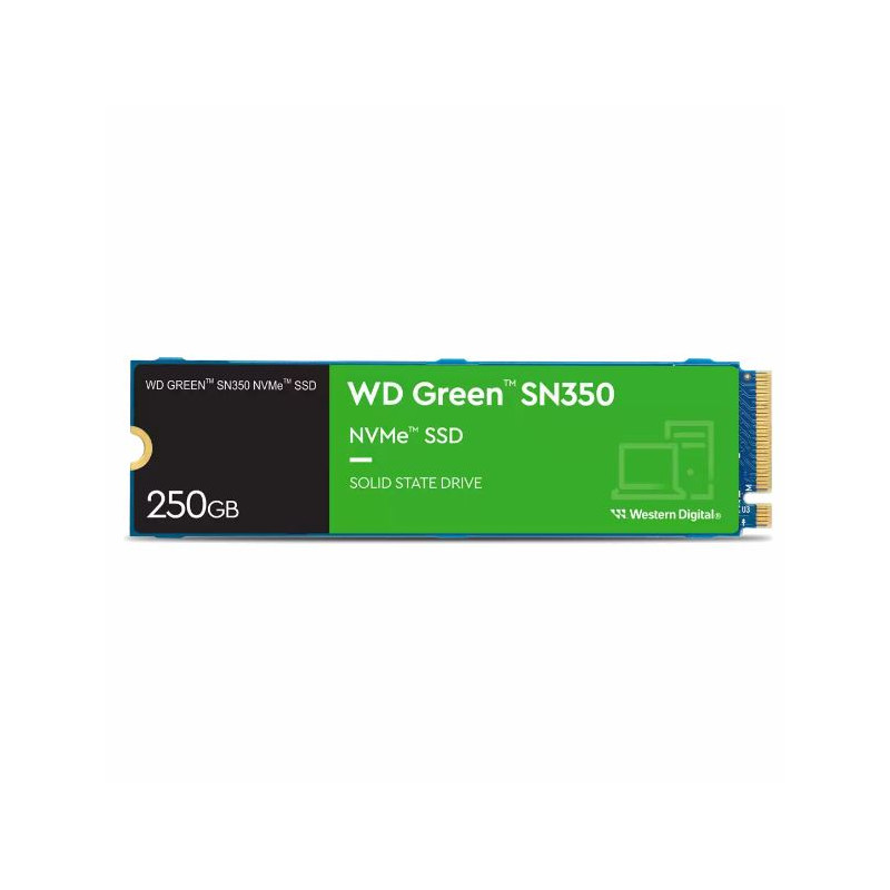 DISCO ESTADO SOLIDO HD SSD 250GB WD GREEN SN350 M.2 NVME GEN3 2400MB/S 2280