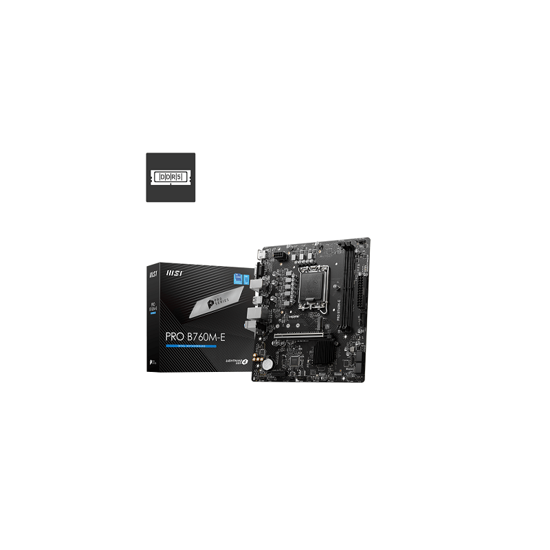 motherboard MSI PRO B760M-E DDR5 1700 (12VA/13VA/14VA GEN)